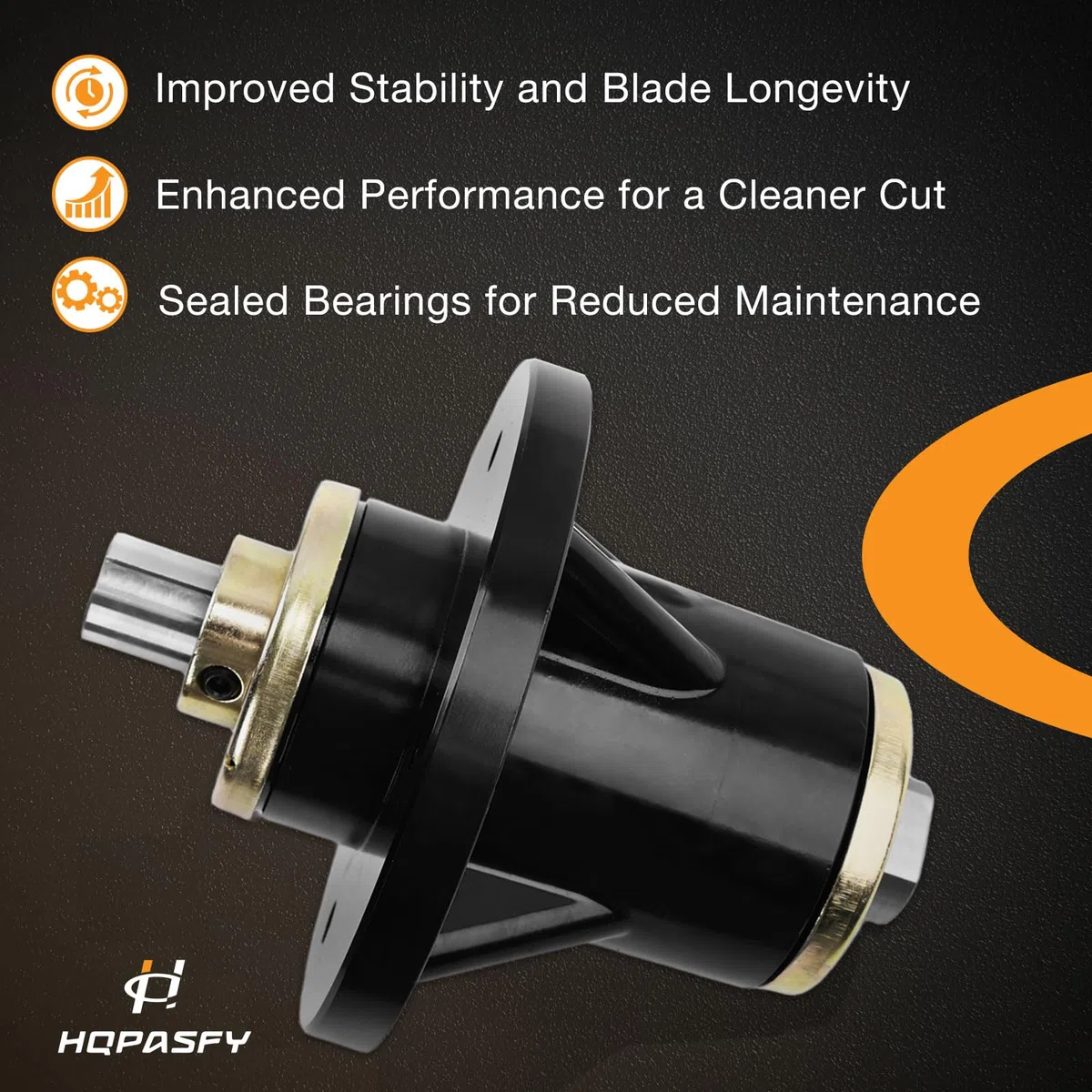 HQPASFY Husillo para cortacésped compatible con rodamientos de aluminio Outlaw Extreme XP Deck de 48, 54, 61 y 72 pulgadas, reemplaza 037-4000-00, 037-4000-50, 038-4000-50, 038-4000-50