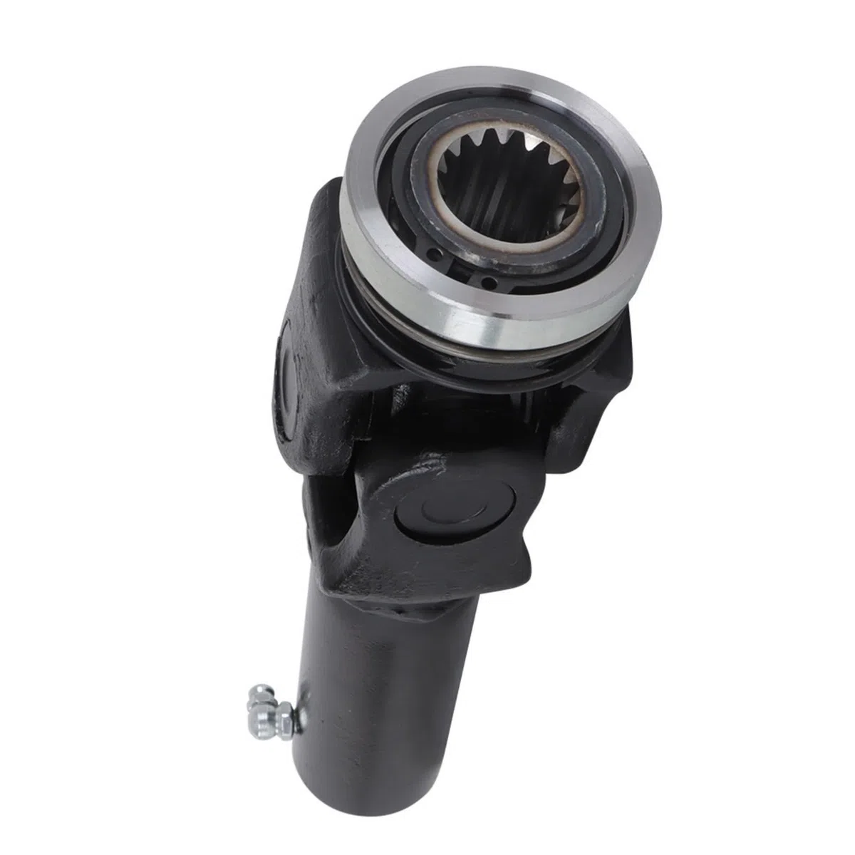 Autoparts 398914 - Acoplador de junta en U hembra de medio eje PTO, eje de media manga PTO con junta en U de repuesto para cortacéspedes de montaje frontal de saltamontes