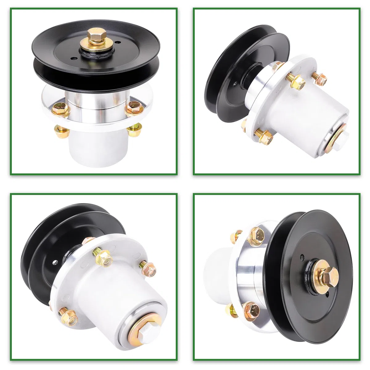 Husillo de cubierta 037-2000-00 (3 unidades) sustituye a 037-2050-00 con polea 033-4890-00 para cortacésped Bad B oy MZ, MZ Magnum de 54 pulgadas