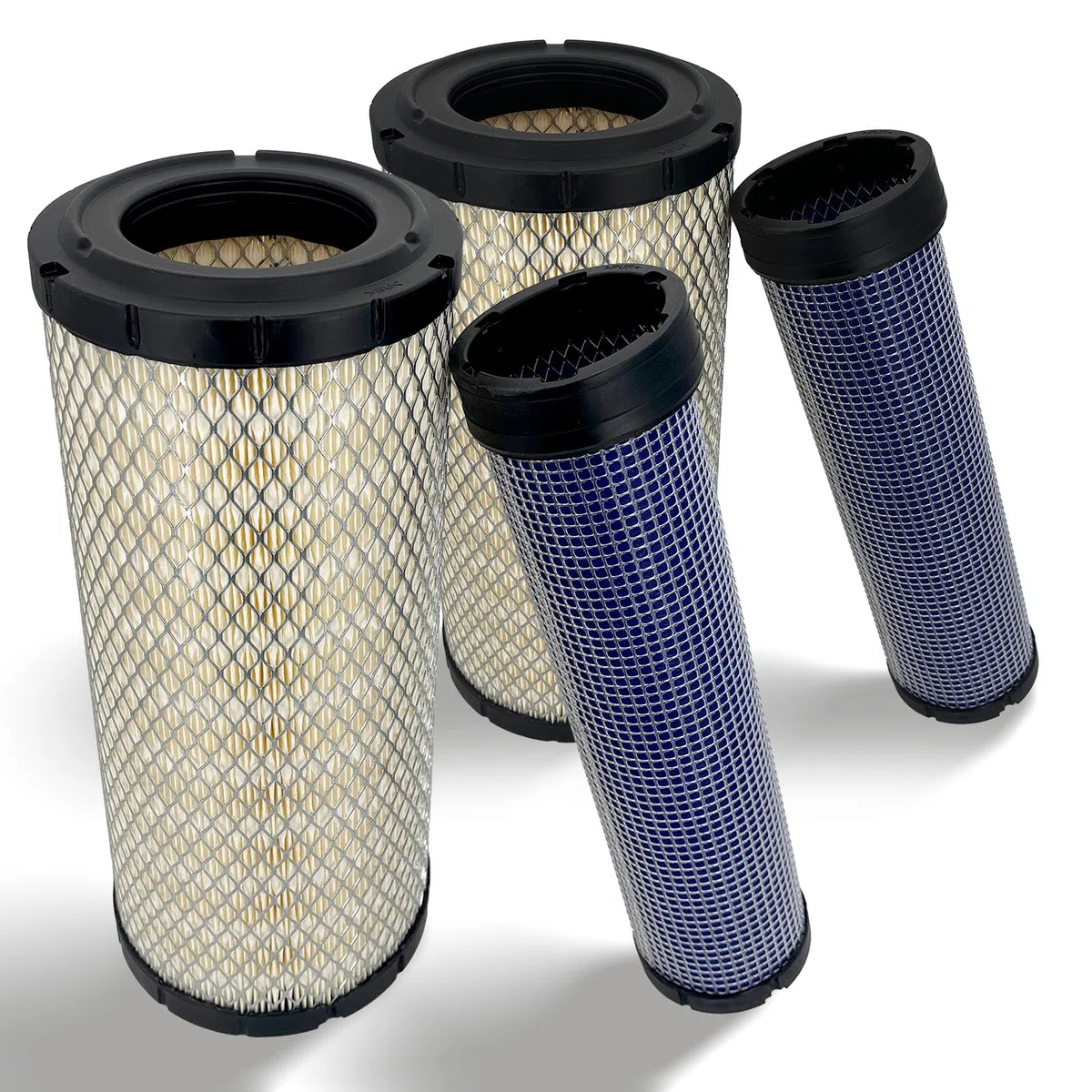 Juego de filtros de aire para Donaldson P828889+P829333 para WIX 46562+46569 para BALDWIN RS3544+RS3545 para CASE 222421A1+222422A1 para CATERPILLAR 110-6326+110-6333 31 para JOO HN DEERE | Compatible con la retroexcavadora Donaldson Caterpillar Cat Wix J