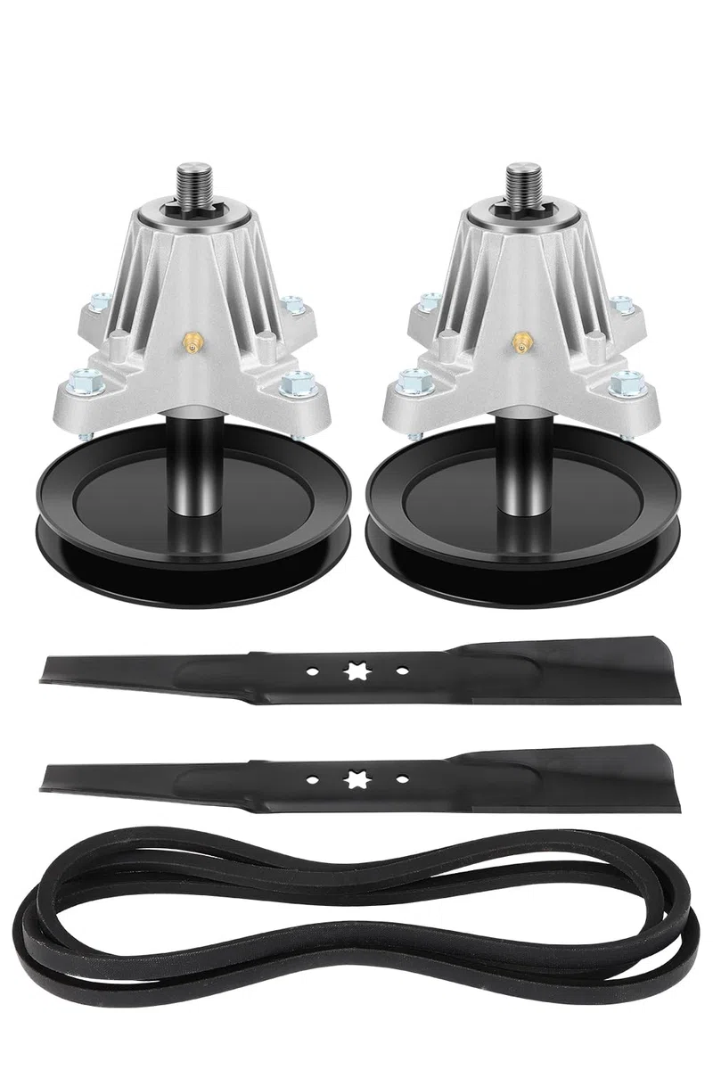Kit de reconstrucción de cubierta para MTD Troy-Bilt Craftsman Columbia Huskee Murray de 42 pulgadas para cortacésped de cubierta de 42 pulgadas, mandril, número de pieza de repuesto 918-06991