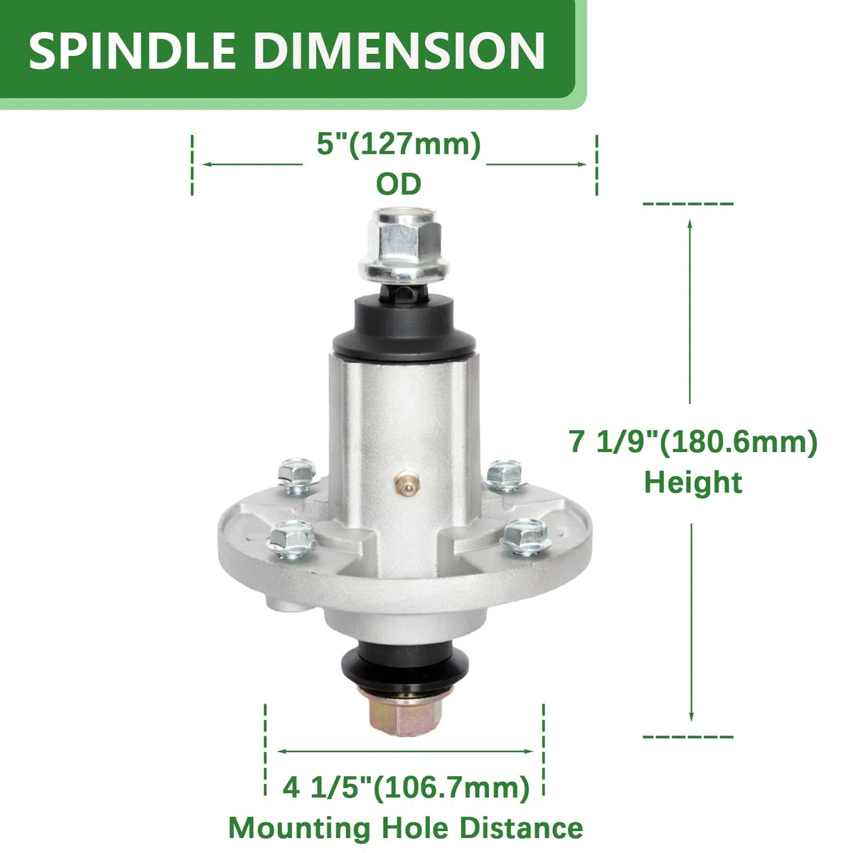 Kit de reconstrucción para cortacésped de 48 cubiertas compatible con John Dee re 145 D150 E140 LA130 incluye 3 husillos GX21694 GY21098, 3 cuchillas GY20852 GX21784, 1 Be lt GX20571