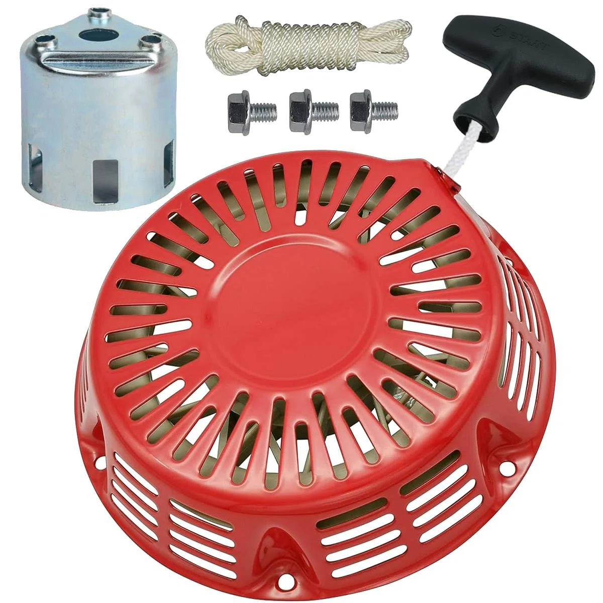 ZAMDOE GX340 GX390 Arrancador de Retroceso Conjunto de Arranque por tracción para Honda GX610 GX620 11hp 13hp Motor de Arranque de Retroceso reemplaza 28400-ZE3-W01ZA 28400-ZE3-W02ZP 28400-ZE3-W01ZP