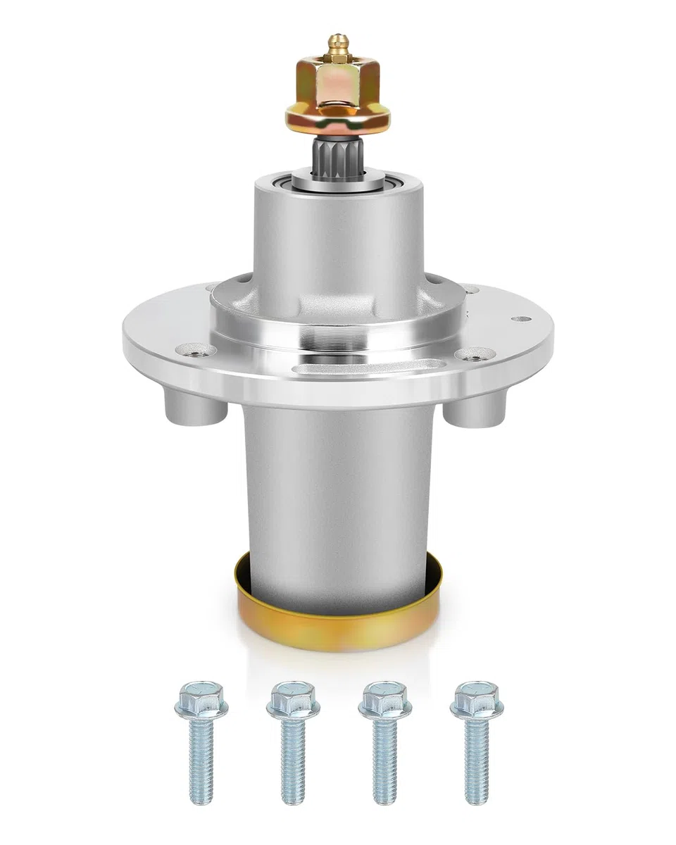 GCCSJ Husillo de repuesto para cortacésped número de pieza 532129861 532173436 para Husqvarna 48 52 61 pulgadas Deck Jonsered LGT54 Poulan Pro PP24VH54 Redmax RZT61X Conjunto de mandril para tractores