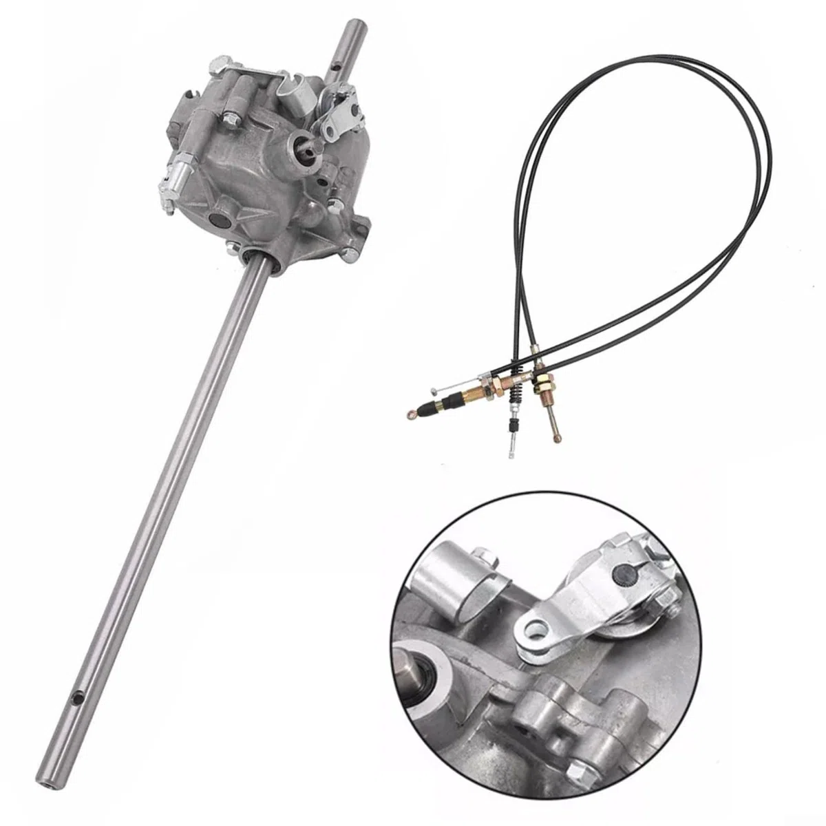 Caja de cambios autopropulsada para cortacésped Honda de 21 pulgadas con cable de embrague y cable selector de engranajes, transmisión de 3 velocidades compatible con HRU215/HRU216/HRJ216/HRU216D